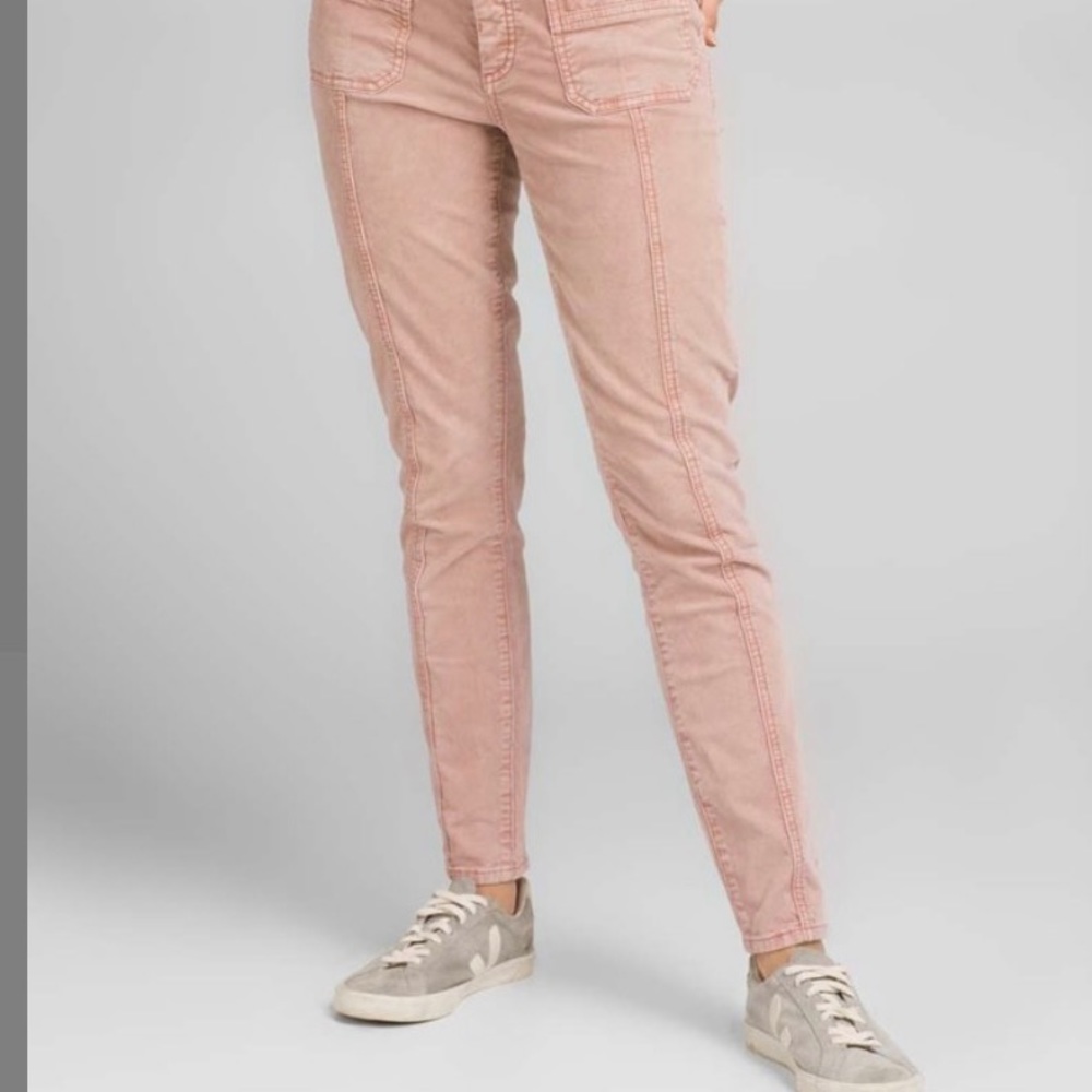 PrAna size 6 champagne skinny pants
